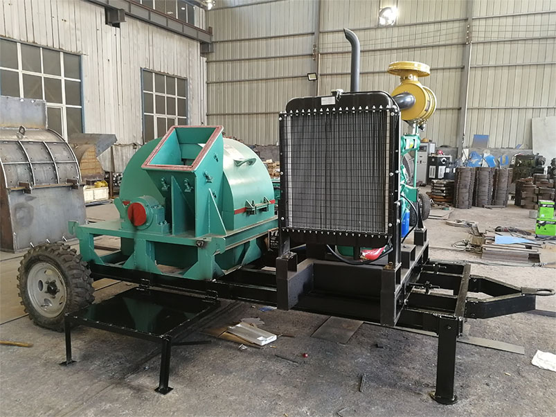 柴油移動木屑粉碎（suì）機